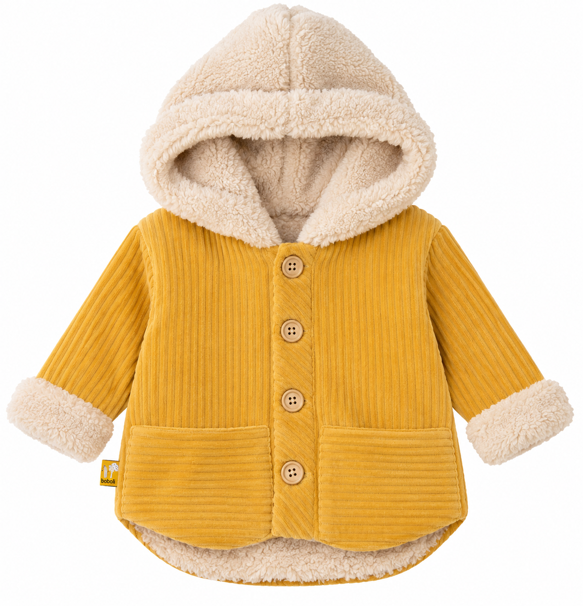 Giacchina Baby Boboli in Velluto con Interno Teddy