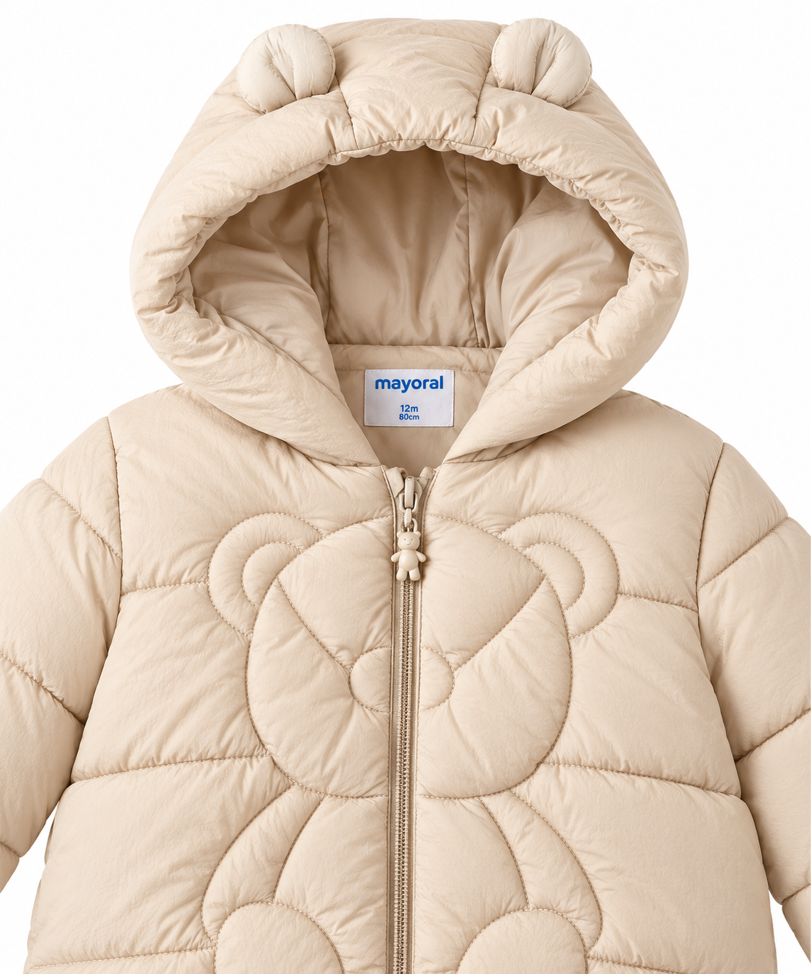 Piumino Baby Mayoral Orsetto con Cappuccio