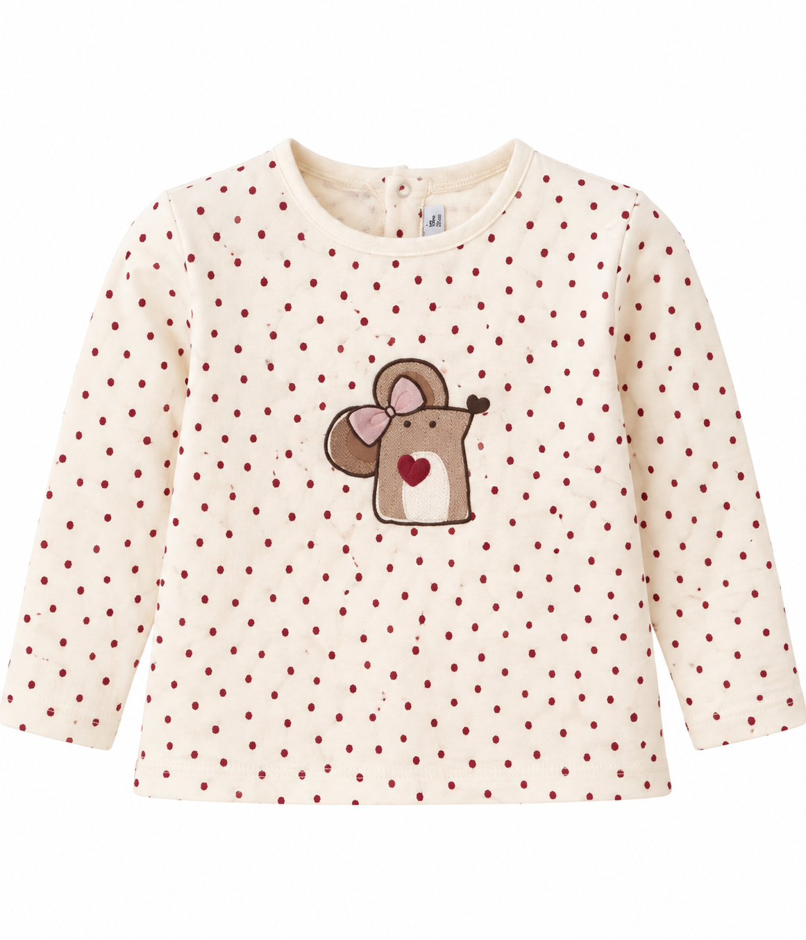 Maglia Pois con Topolina e Cuore 🐭❤️