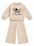 Completo Bimba Pawsitive con Cagnolino 3D – Beige