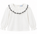 Maglia Bimba Mayoral Love You con Colletto Volant