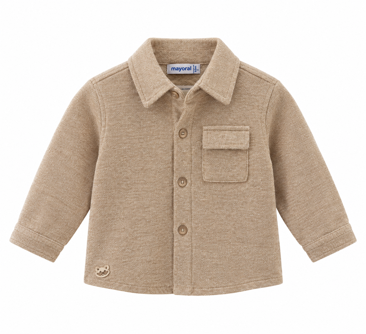 Camicia Bimbo Mayoral “Teddy” Beige