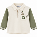 🦕 Polo Bimbo Mayoral “Dino” Panna e Verde