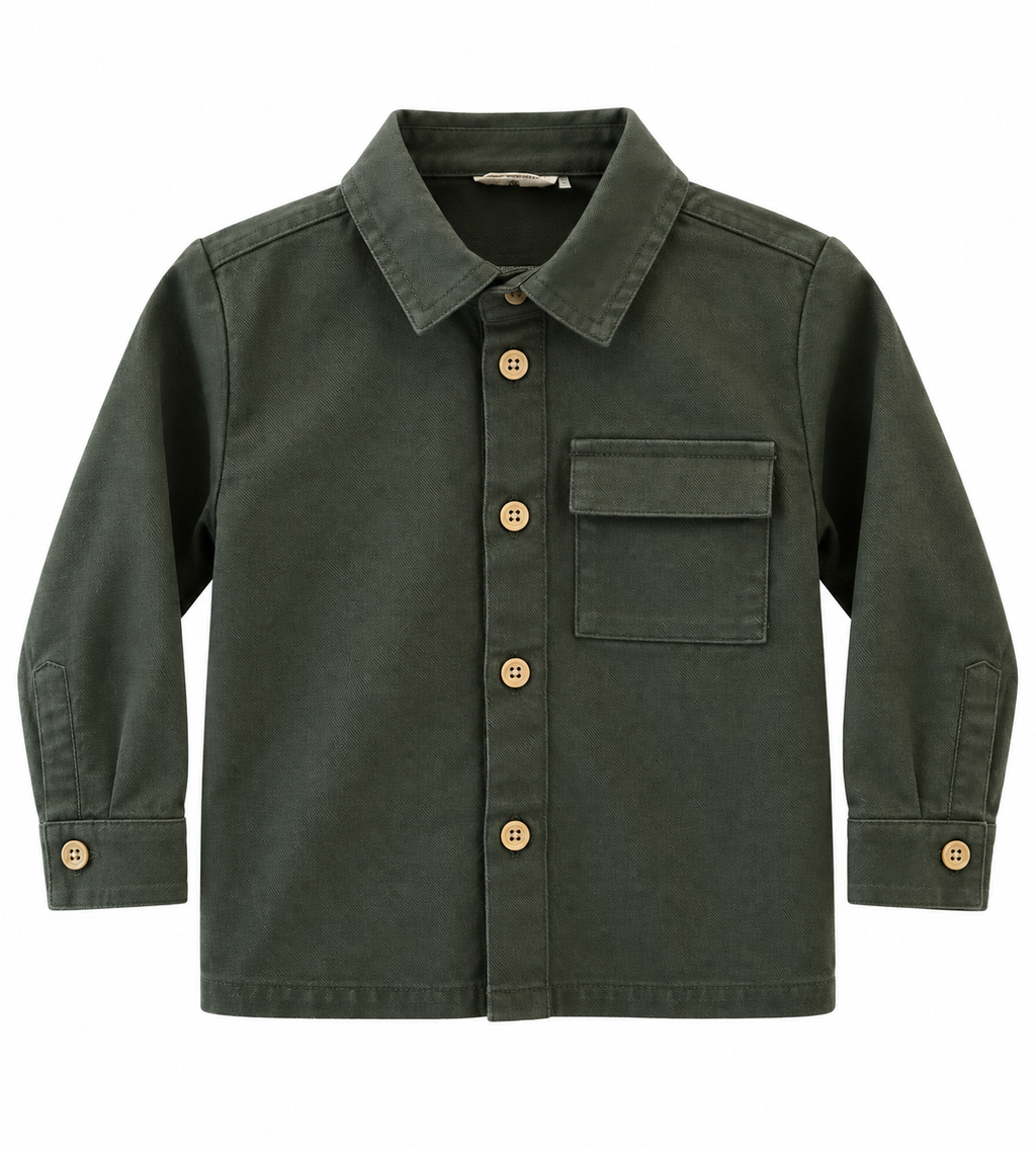 Camicia Safari Wild Life verde oliva