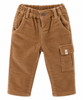 Pantalone Cargo in Velluto Cammello