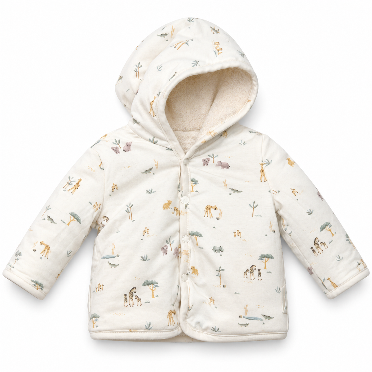 Giacchettino reversibile unisex Little Dutch – Safari
