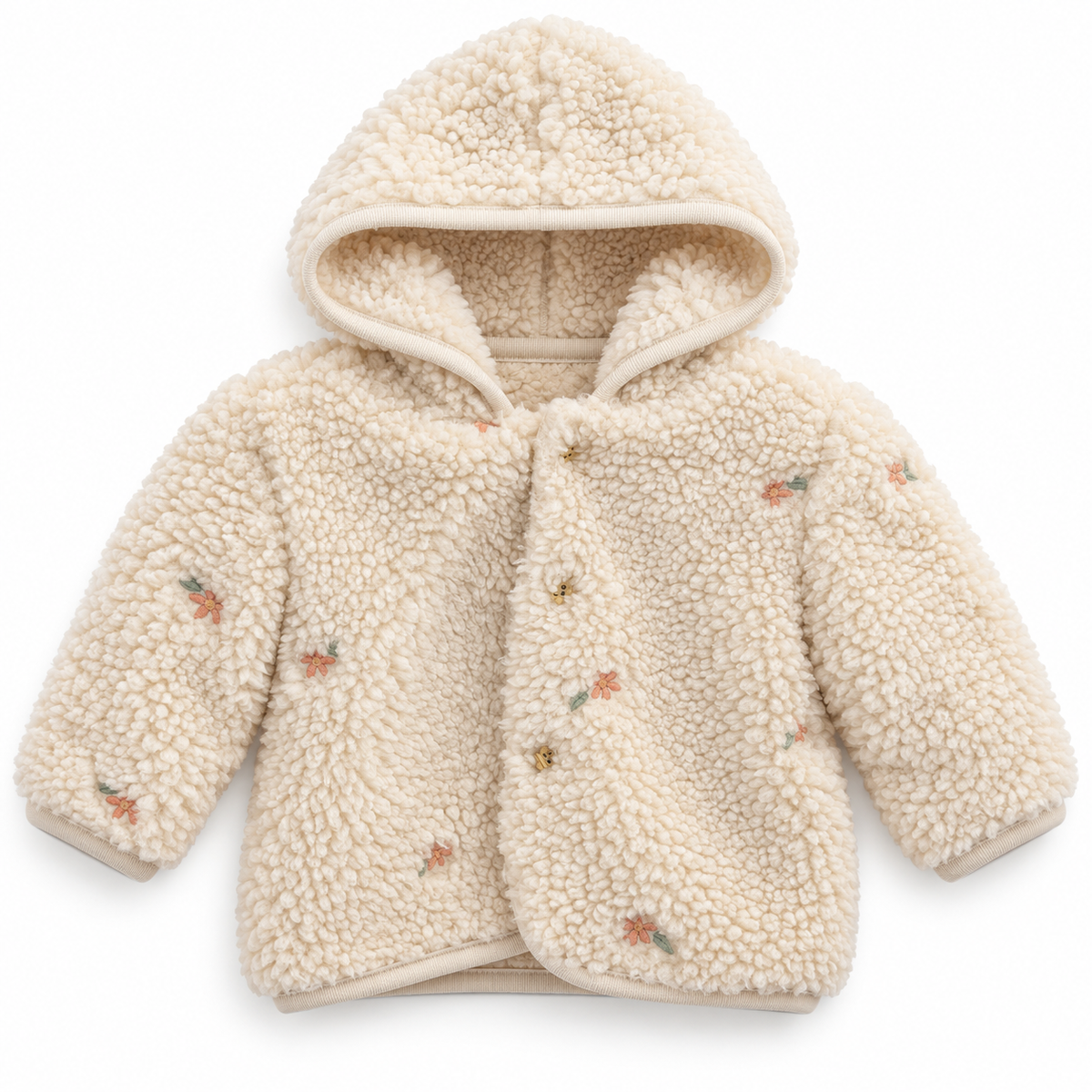 Giacchino teddy con cappuccio Little Dutch Fiorellini